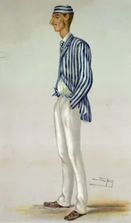 The Demon Bowler, a "Vanity Fair"-ből, 1878. július 13